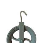 Roldana De Ferro Com Gancho 140 Kg 14cm