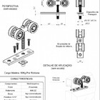 Roldana Guia Stanley 4 Rodas Dupla Porta Rol-299 Concavo 2pcs