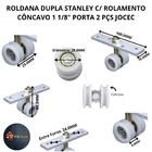 Roldana Guia Trilho Stanley 2 Rodas C/rolamento Concavo 1/18"
