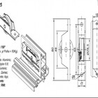 Roldana Linha 25 Janela C/cav Alum C/rol Canal V 150º Rol725