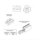 Roldana Linha-30 Baixa "v" S/rolamento Janela Porta Aluminio