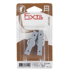 Roldana para Balcões e Pequenos Armários 19,5mm até 20kg Nylon 2 peças