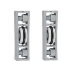 Roldana para Balcões e Pequenos Armários 19,5mm até 20kg Nylon 2 peças