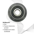 Roldana Nylon Inox R7 25mm 100 Unidades Envidraçamento