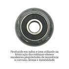Roldana Nylon Inox R7 25mm 100 Unidades Envidraçamento