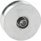 Roldana P/ Portão 2.1/2"tipo U Aço Zincado R.bucha Vonder