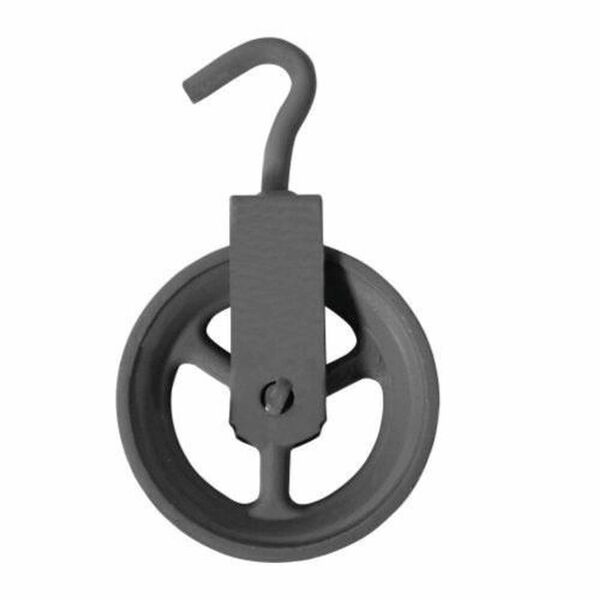 Roldana Para Poço 14cm (ferro Fundido) - Elevação Em Poços E