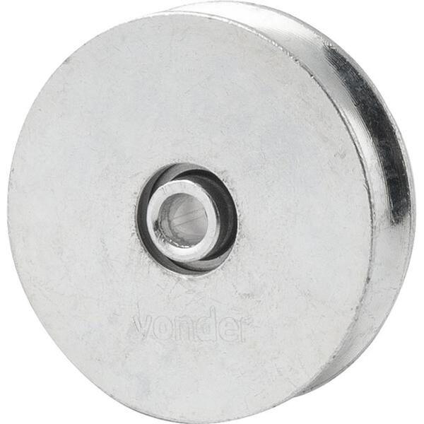 Roldana Para Portão 3" Tipo U Aço Zincado R.bucha - Vonder