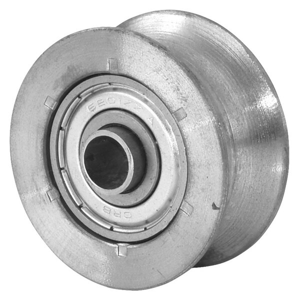 Roldana Para Portão 90mm Tubo, Maciça De Ferro Fundido Com Ro