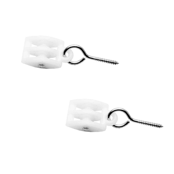 Roldana Para Varal Dupla Junta Com 2 Peças 031120 Secalux