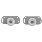 Roldana Porta Correr Armario - Guia Superior Plastica