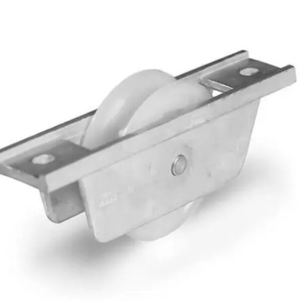 Roldana Portao 60mm Nylon Em "U" Cavalete Aluminio Jocec
