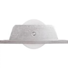 Roldana Portao 60mm Nylon Em "u" Meia Cana Cavalete Aluminio