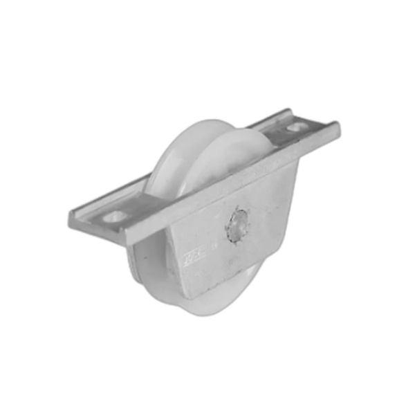 Roldana Portao 75mm Nylon Em "v" 90 Graus Cavalete Aluminio J