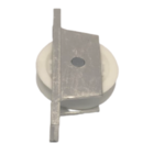 Roldana Portao  60mm Nylon Em "v" Cav Alum Alumifix Rol-328