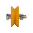 Roldana Portão Nylon Laranja 3' Cantoneira Com Parafuso - Fp