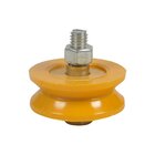 Roldana Portão Nylon Laranja 4' Cantoneira Com Parafuso - Fp