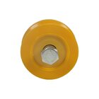 Roldana Portão Nylon Laranja 4' Cantoneira Com Parafuso - Fp