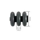 Roldana Soft 25mm 100 Unidades Envidraçamento Sacada