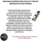 Roldana Suprema Inox Dupla P/ Trilho Redondo "u" Porta Rs-150