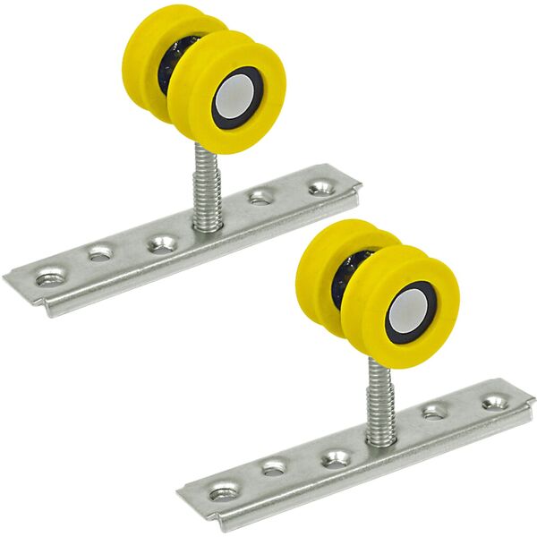 Roldana Trilho Stanley Concava Com Rolamento Para Porta Até 4