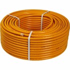 Rolo 100m 16mm Tubo Multicamadas Pex Gás Amarelo com Proteção