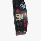 Rolo De Fita Master Xingo Decorada Love Preto 100m