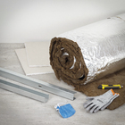 Rolo de Lã de Rocha e Alumínio 4,8m² 1,2x4mx25mm Biolã