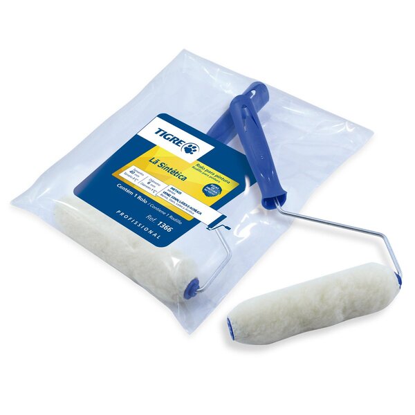 Rolo De Lã Sintética Tigre 09cm 1366