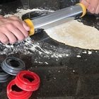 Rolo De Massa Cromado 28 Cm Reguladores De Altura Anodilar