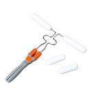 Rolo De Pintura Articulavel Duplo Pincel Magico Canto Moveis