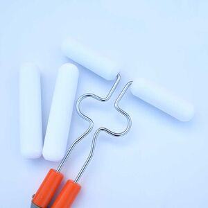 Foto de Rolo De Pintura De Canto Parede Pintar Sem Sujeira Criativa C