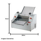 Rolo Elétrico Laminação Profissional 2 Alças 40cm Padaria