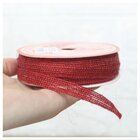 Rolo Fita De Juta Vermelha Natal Decoração Natalina 10mm X 10m