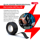 Rolo Fita Isolante Antichamas Preta Pvc Profissional Para Fio
