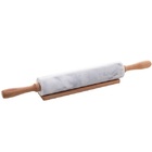 Rolo Para Massa Marmore E Bambu Marin Lyor 7561