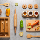 Rolo Para Massas Bambu Roller 50x5 Cm Yoi