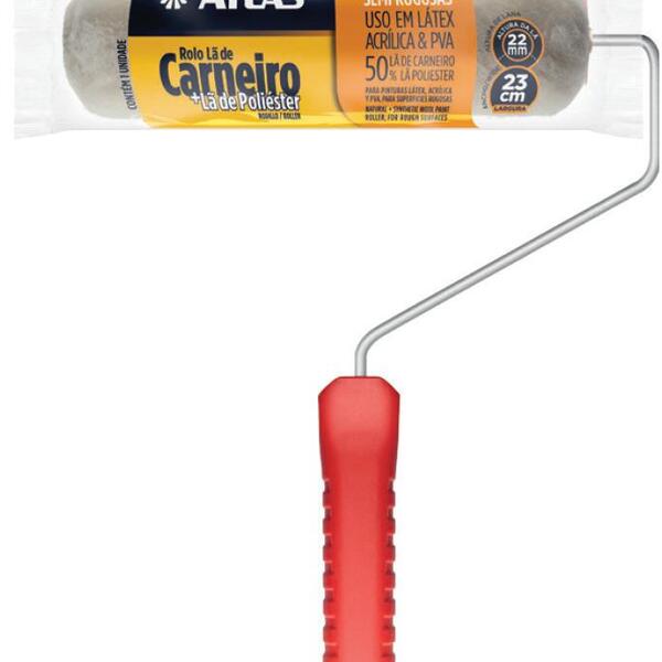 Rolo Pintura Atlas De La Mista 23cm Ref 2228sr