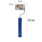 Rolo Pintura Castor La Hobby 05cm S/ Respingo C/cabo