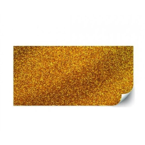 Rolo Plástico Adesivo 45cm X 10m - Brw -  Dourado