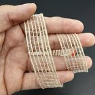 Rolos Fita De Juta Bege Decoração Natalina 10mm 20m Kit 8pçs