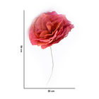 Rosa Artificial Cerejinha Desidratada Com Haste Arame Real To