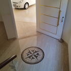 Rosa Dos Ventos Em Mosaico Para Piso - 70cm