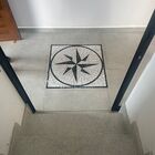 Rosa Dos Ventos Em Mosaico Rosone Fiorentino - 150cm