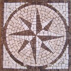 Rosa Dos Ventos Em Mosaico Rosone Fiorentino Iii Rústico - 90