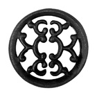 Rosácea Decoração Ferro Fundido Imperial Grade Portão 15cm