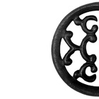 Rosácea Decoração Ferro Fundido Imperial Grade Portão 18cm