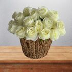 Rosas Artificiais Com Folhagens Realistas (8 Unidades) - Flor