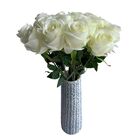 Rosas Artificiais Com Folhagens Realistas (8 Unidades) - Flor