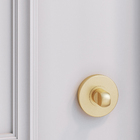 Roseta para Porta Aço Escovado Sara Inspire